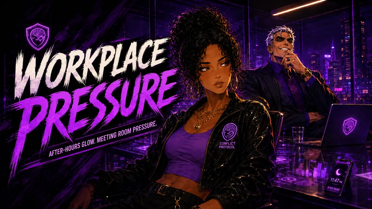 Workplace pressure builds around deadlines, credit, and public feedback.