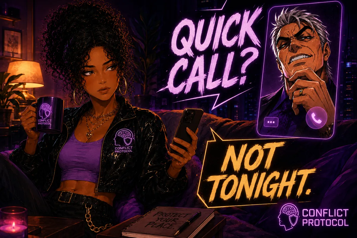 After-Hours Work Requests: What to Say on Slack, Email, or a Call related article visual.
